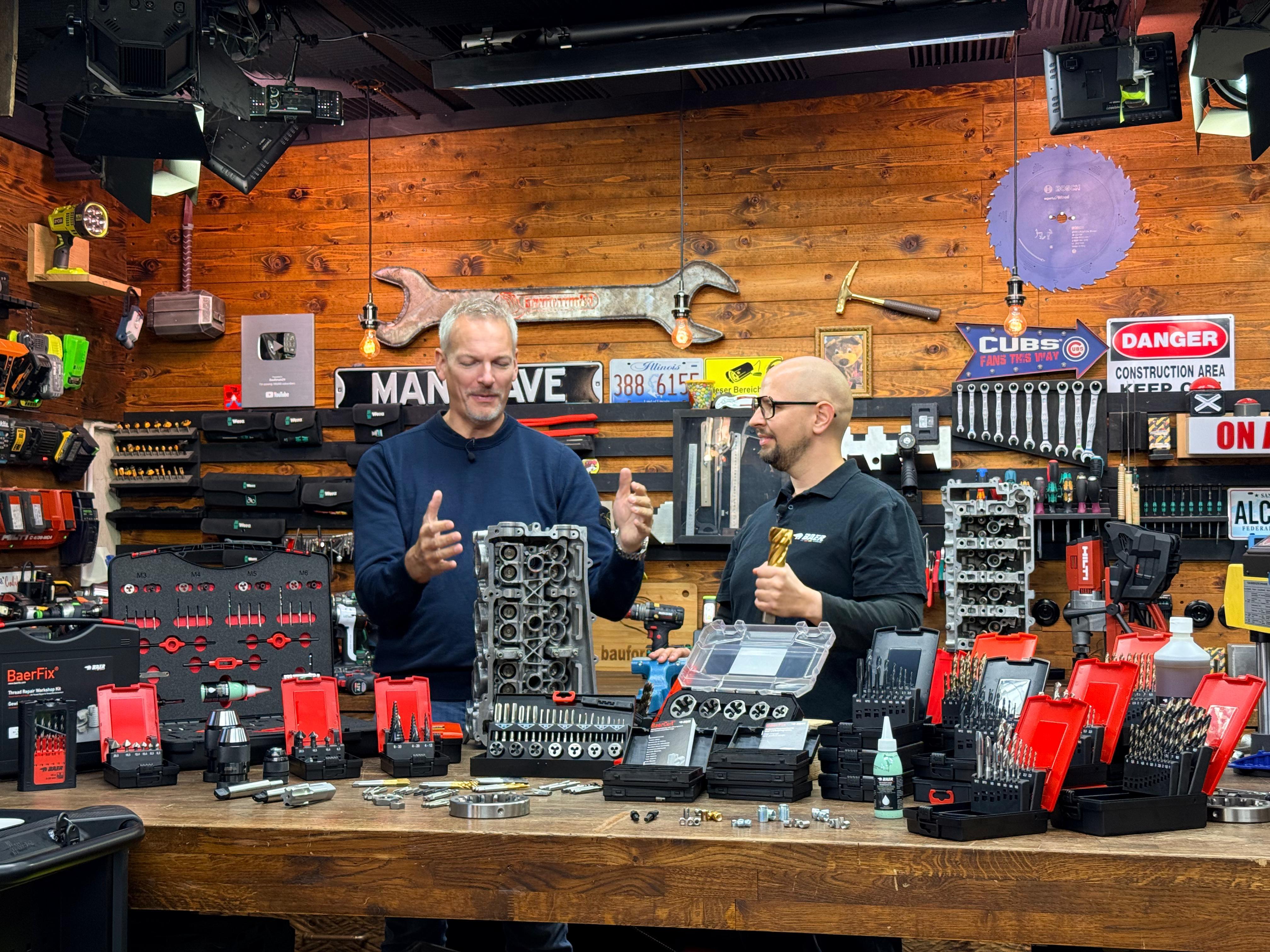 Eric Ollinger und Andre Brockschmidt im Gespräch Fotos: Michael Haag