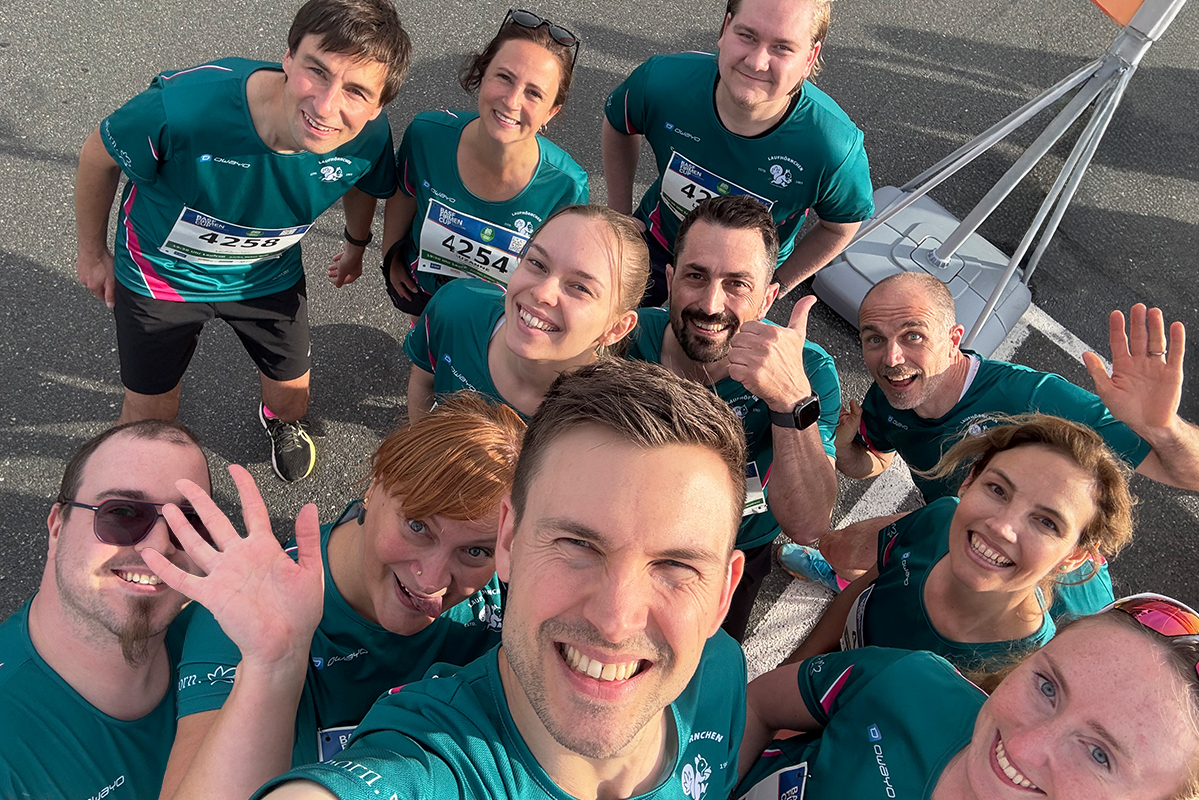 Die Ahörner kurz vor dem Lauf 