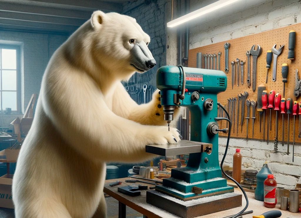 BAER Tools Bären während der Arbeit