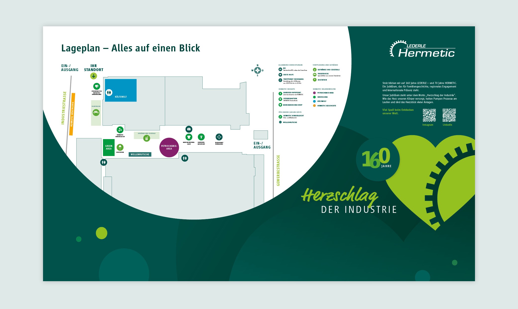 Lageplan des Geländes